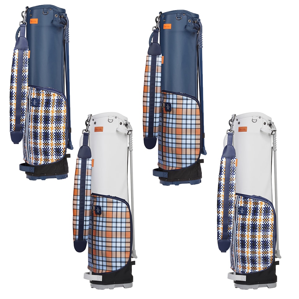 These exclusive Stitch golf bag colorways are inspired by vintage